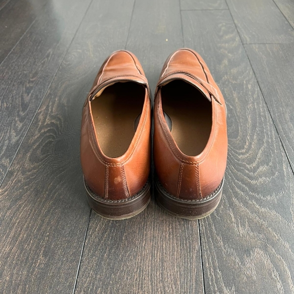 Johnston and Murphy Meade Tan Penny Loafer - Picture 4 of 5